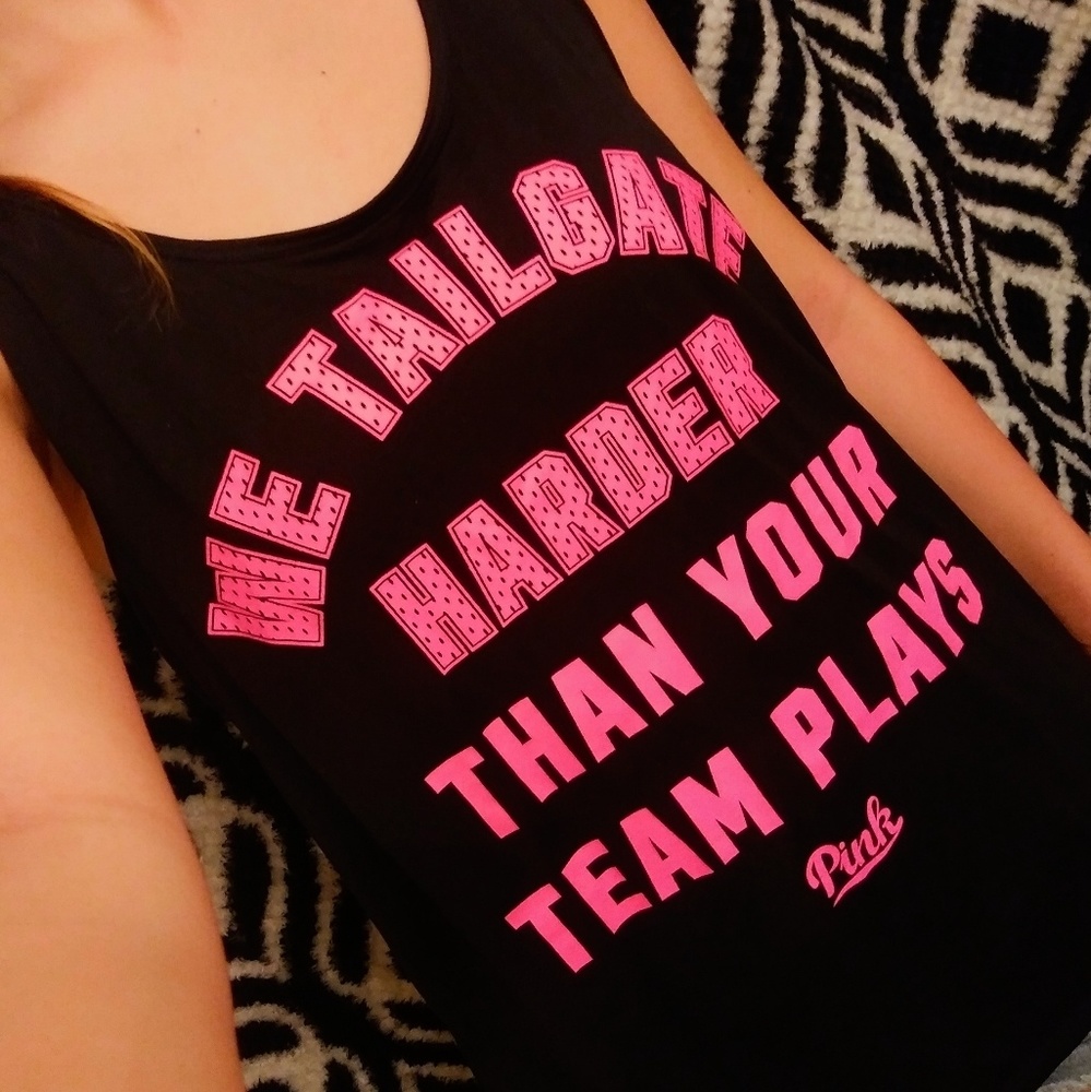 Victoria's secret pink size large sporty tank top